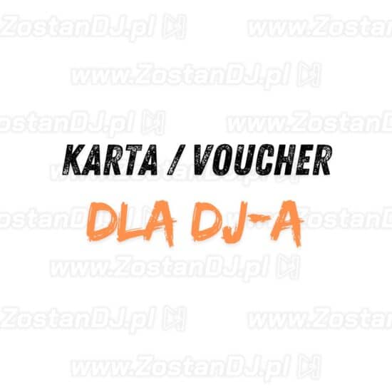 Karta podarunkowa dla DJa