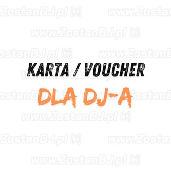 Karta podarunkowa dla DJa